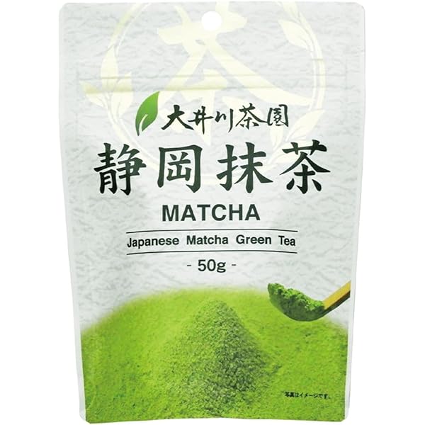 Amazon | 大井川茶園 静岡抹茶 50g ×2袋 粉末 | 大井川茶園